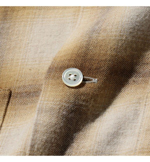 BEAMS PLUS「Open Collar Ombre」|シャツ・ブラウス|