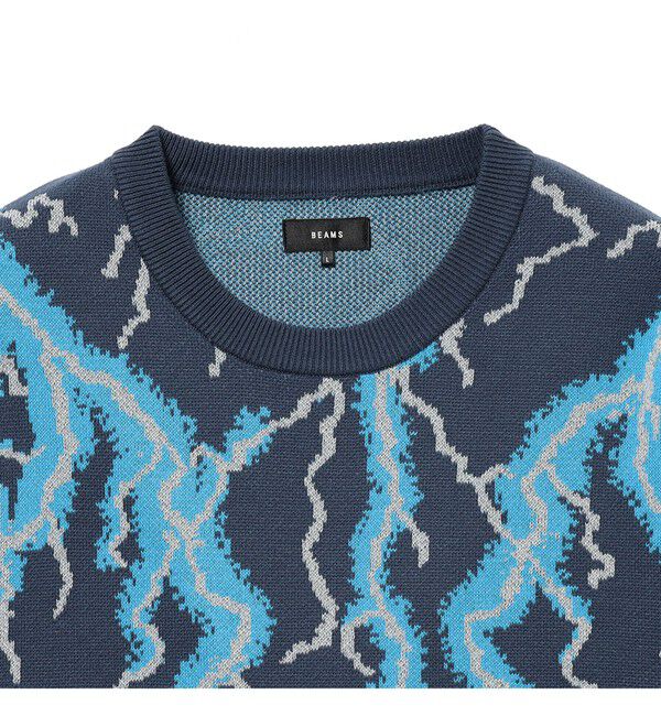 BEAMS「12ゲージ サンダー クルーネック ニット」|ニット・セーター|