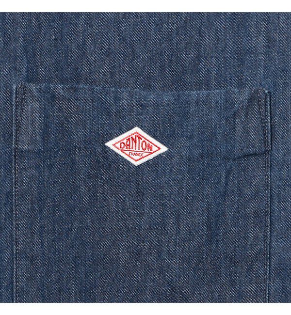 BEAMS「DANTON / ドットボタンダウン ダンガリー ショートスリーブシャツ」|シャツ・ブラウス|