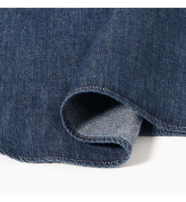 BEAMS「DANTON / ドットボタンダウン ダンガリー ショートスリーブシャツ」|シャツ・ブラウス|