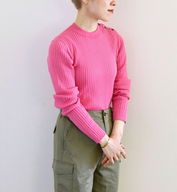 SHIPS any「SHIPS any: リブニット プルオーバー」|ニット・セーター|