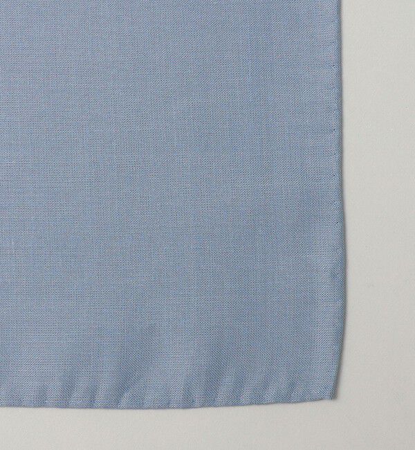 SHIPS「SHIPS:リネン 無地 カラー チーフ」|ハンカチ|