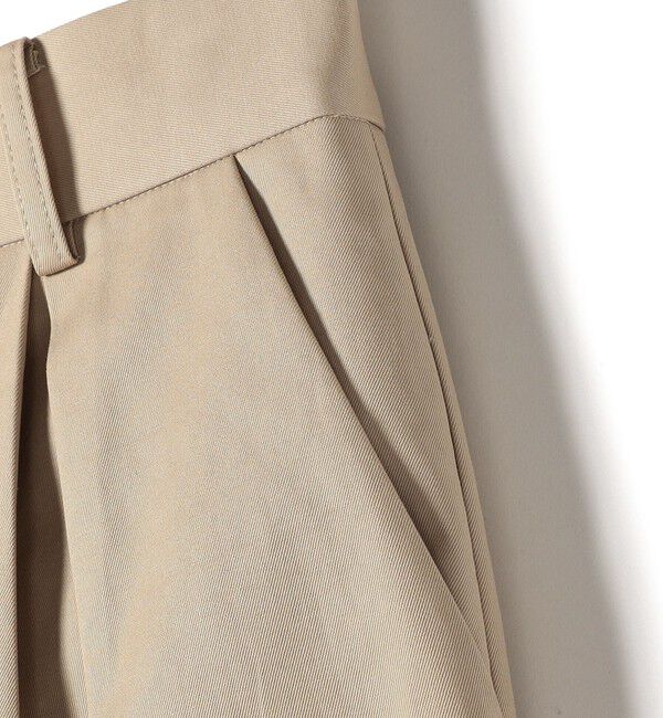 SHIPS for women「〈手洗い可能〉綿 ギャバ マーベルト タック パンツ◇」|その他|