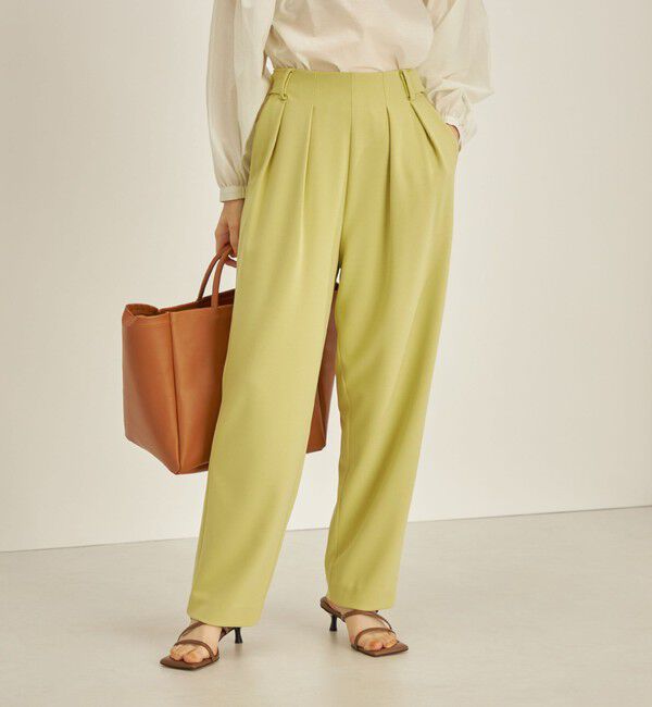 SHIPS for women「〈手洗い可能〉2タック ジョーゼット テーパード パンツ ◇ 」|その他|