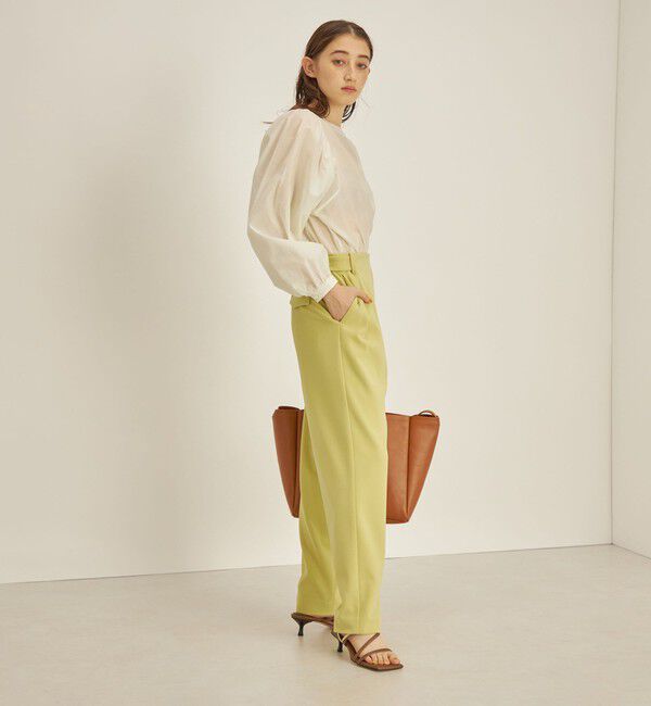 SHIPS for women「〈手洗い可能〉2タック ジョーゼット テーパード パンツ ◇ 」|その他|