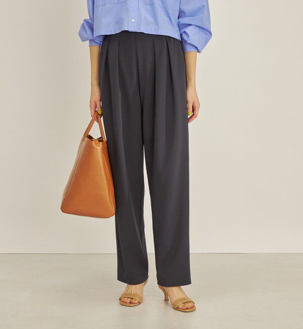 SHIPS for women「〈手洗い可能〉2タック ジョーゼット テーパード パンツ ◇ 」|その他|