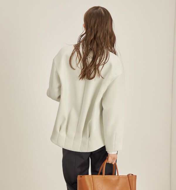 SHIPS for women「マトラッセ トリプルクロス コクーン ブルゾン ◇」|ブルゾン・スタジャン|