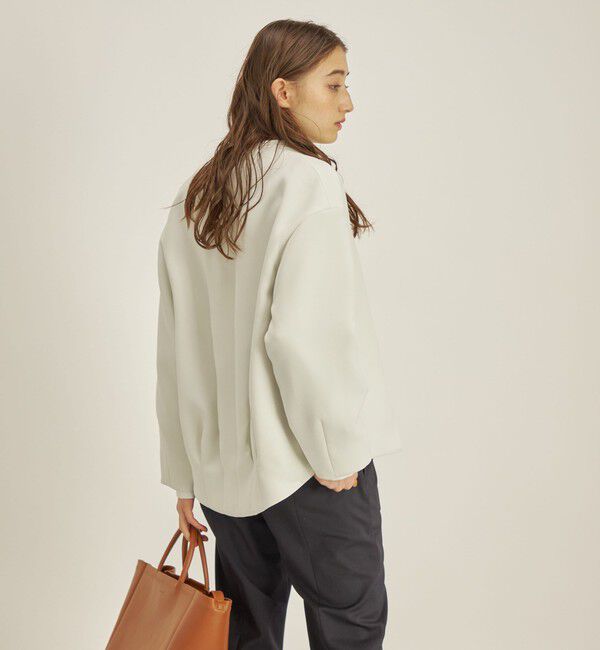 SHIPS for women「マトラッセ トリプルクロス コクーン ブルゾン ◇」|ブルゾン・スタジャン|