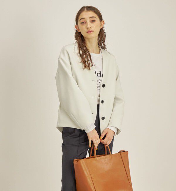 SHIPS for women「マトラッセ トリプルクロス コクーン ブルゾン ◇」|ブルゾン・スタジャン|