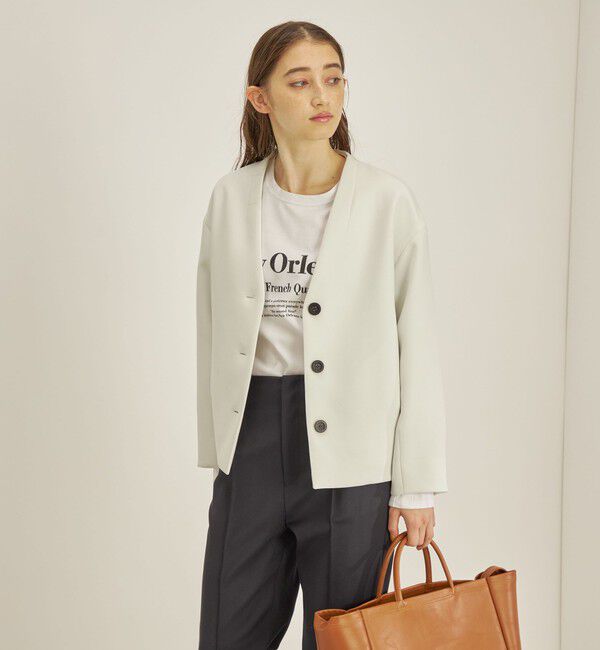 SHIPS for women「マトラッセ トリプルクロス コクーン ブルゾン ◇」|ブルゾン・スタジャン|