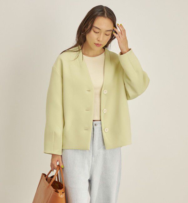 SHIPS for women「マトラッセ トリプルクロス コクーン ブルゾン ◇」|ブルゾン・スタジャン|