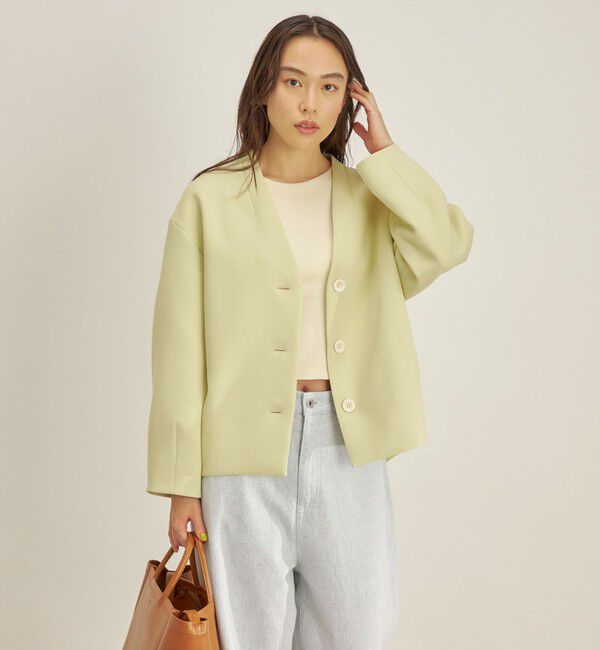 SHIPS for women「マトラッセ トリプルクロス コクーン ブルゾン ◇」|ブルゾン・スタジャン|