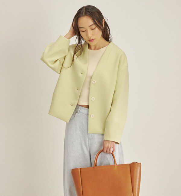 SHIPS for women「マトラッセ トリプルクロス コクーン ブルゾン ◇」|ブルゾン・スタジャン|