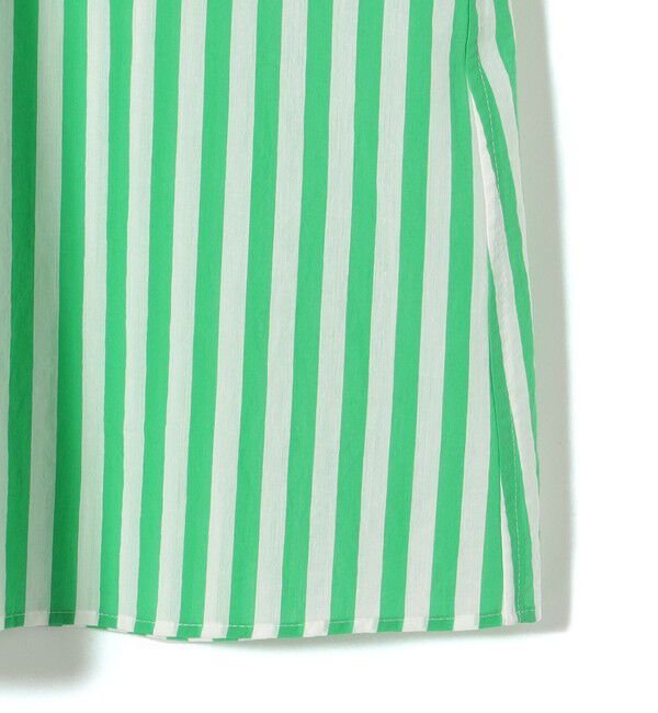 SHIPS for women「〈手洗い可能〉MANTECO カラー ストライプ ワンピース」|ワンピース|