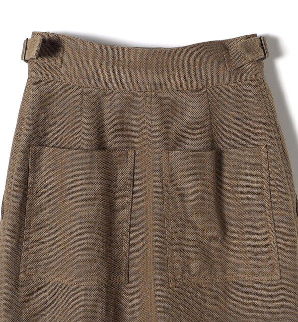 SHIPS for women「MANTECO 麻混 タイト ロング スカート◇」|スカート|