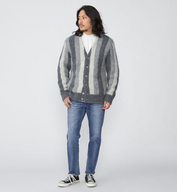 SHIPS「SHIPS: アルパカ ガーター Vネック カーディガン」|カーディガン|