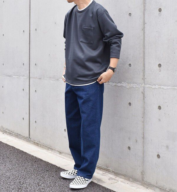 SHIPS any「SHIPS any: パールワッフル フェイクレイヤード Tシャツ (ロンT)◇」|Tシャツ・カットソー|