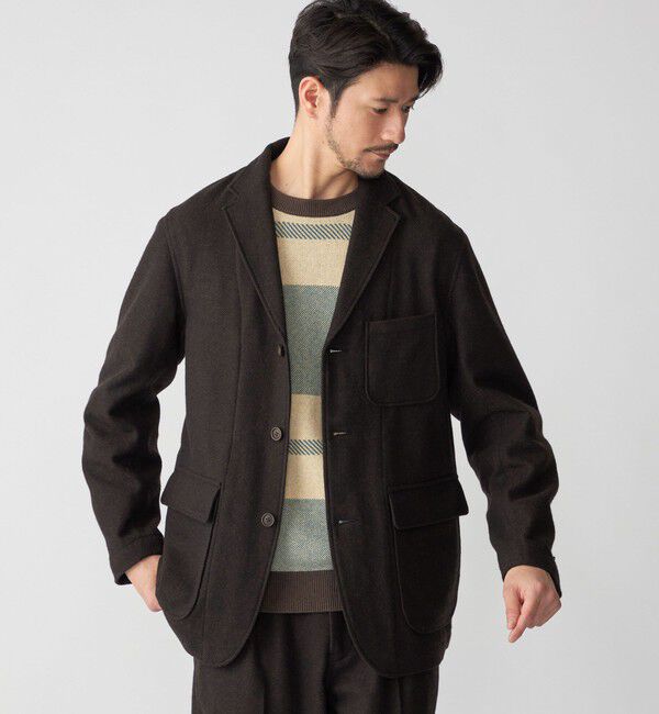 SHIPS「SHIPS: 〈セットアップ対応〉 ライトツイード スポーツ ジャケット」|テーラードジャケット|