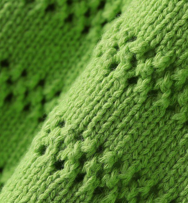 SHIPS any「SHIPS any: メッシュ ボーダー クルーネック カーディガン」|カーディガン|