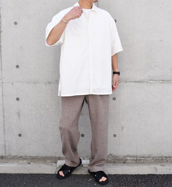 SHIPS any「SHIPS any: バンブー レーヨン ルーズ ハーフスリーブ シャツ ［BRIOS］◇」|シャツ・ブラウス|