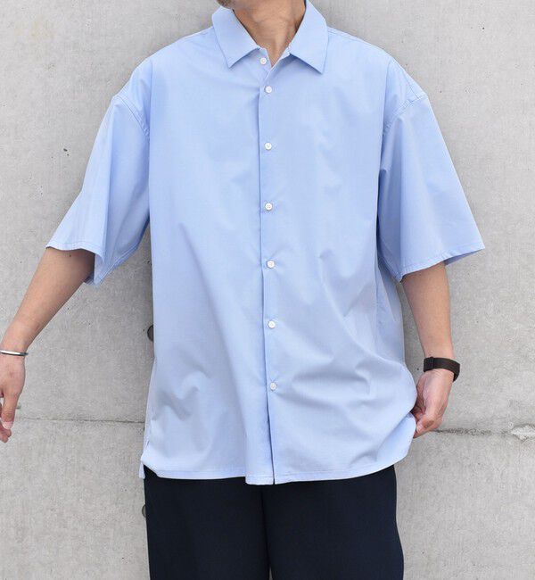 SHIPS any「SHIPS any: バンブー レーヨン ルーズ ハーフスリーブ シャツ ［BRIOS］◇」|シャツ・ブラウス|