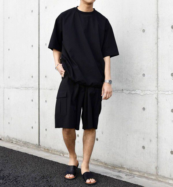 SHIPS any「SHIPS any:〈撥水・軽量・ストレッチ〉SOLOTEX(R)シアサッカー ワイド カーゴ ショーツ◇」|その他|