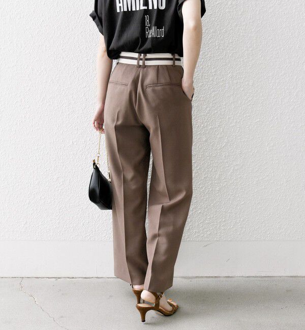 SHIPS any「SHIPS any:〈洗濯機可能〉オックス ウエスト ライン パンツ」|その他|