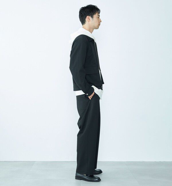 SHIPS「City Ambient Products: ウールライク ジップ ブルゾン (セットアップ対応)」|ブルゾン・スタジャン|