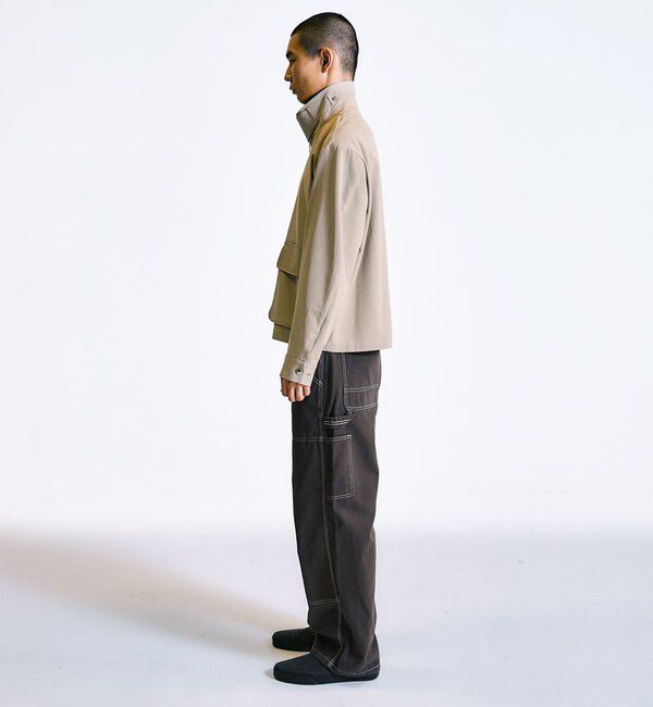 SHIPS「City Ambient Products: ウールライク ジップ ブルゾン (セットアップ対応)」|ブルゾン・スタジャン|