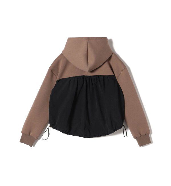 SHIPS for women「【WEB限定】〈手洗い可能〉ダンボール タフタ コンビ フーディ」|パーカー|