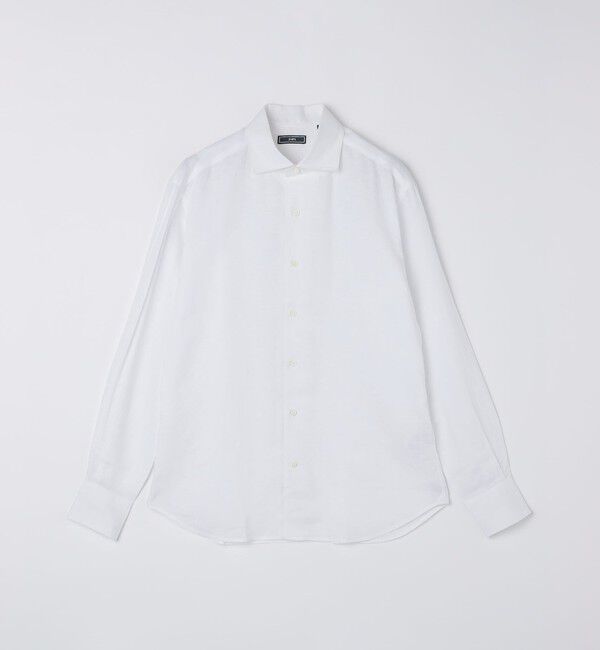 SHIPS「SHIPS: ウォッシュド リネン ソリッド シャツ」|シャツ・ブラウス|