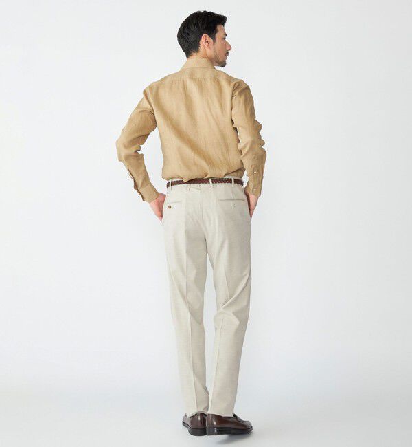 SHIPS「SHIPS: ウォッシュド リネン ソリッド シャツ」|シャツ・ブラウス|