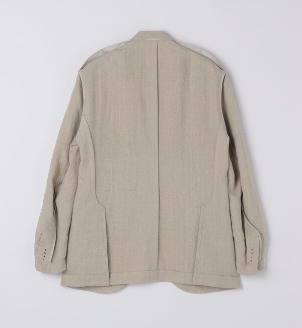 SHIPS「SHIPS: リネン ソリッド シャツ ジャケット」|テーラードジャケット|