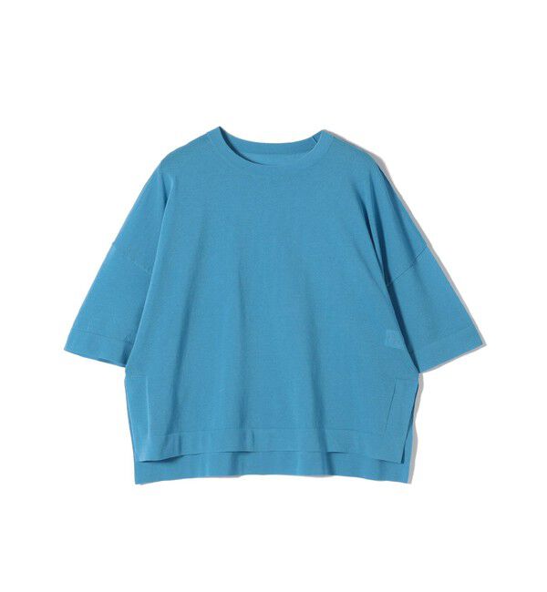 SHIPS for women「〈手洗い可能〉18G コットン ナイロン ワイド スリーブ プルオーバー」|ニット・セーター|