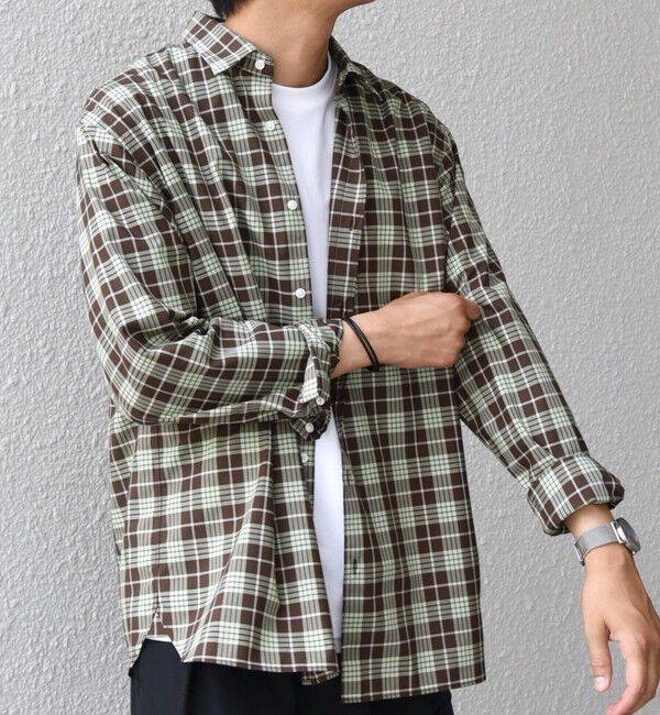 SHIPS any「SHIPS any:〈洗濯機可能〉LIM BLESS チェック レギュラーカラー シャツ◇」|シャツ・ブラウス|