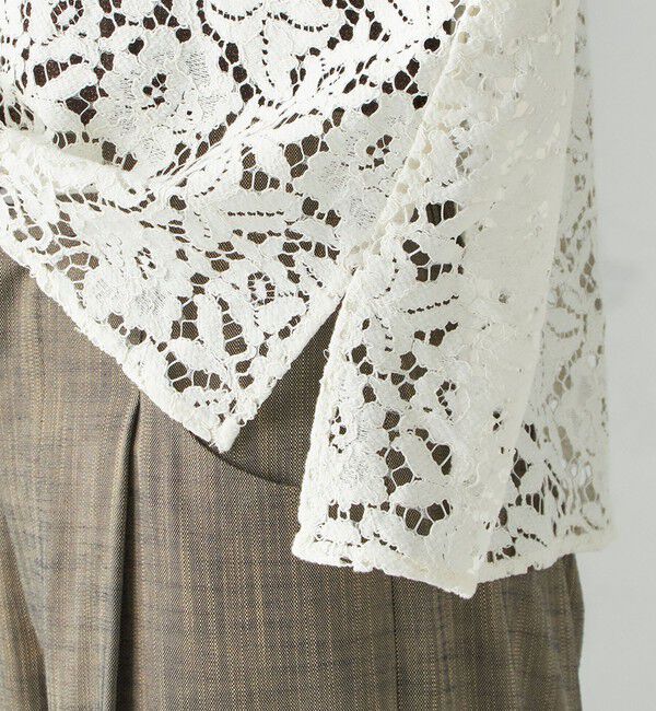 SHIPS for women「〈手洗い可能〉レース シャツ 羽織」|シャツ・ブラウス|