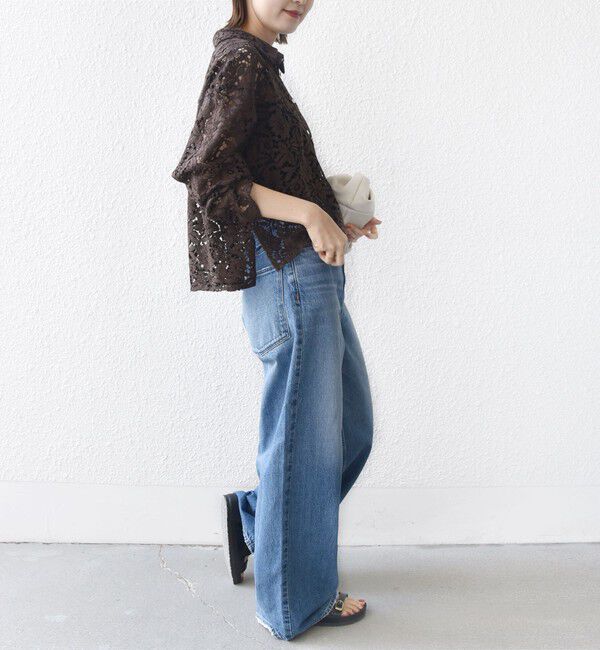 SHIPS for women「〈手洗い可能〉レース シャツ 羽織」|シャツ・ブラウス|