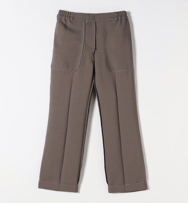 SHIPS any「SHIPS any:〈洗濯機可能〉ダブルクロス セミフレア パンツ［NAVY BLUE］」|その他|