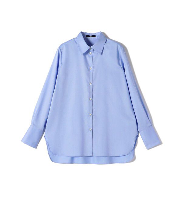 SHIPS for women「〈手洗い可能〉スーピマ コットン サテン シャツ」|シャツ・ブラウス|