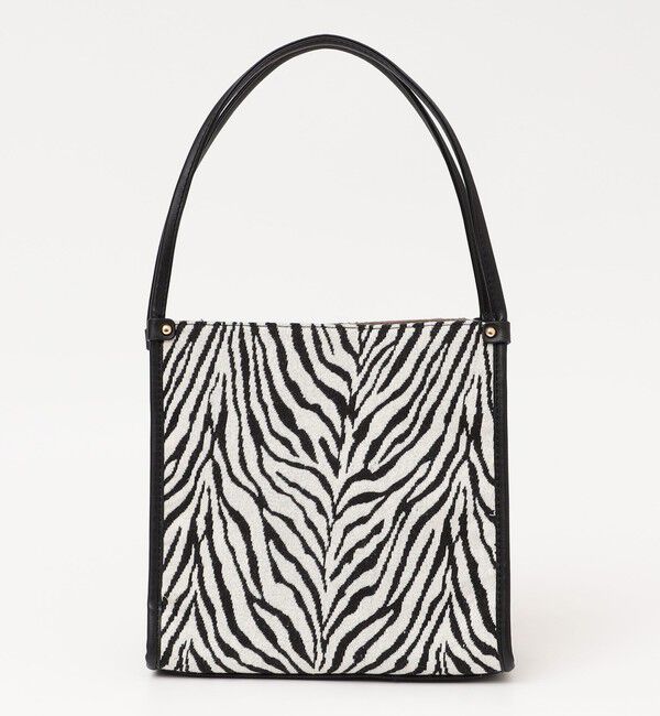 SHIPS any「SHIPS any: レオパード ゼブラ スクエア トート バッグ」|トートバッグ|