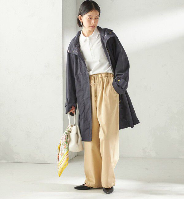 SHIPS for women「〈手洗い可 / 撥水加工〉サイド ポケット 裾 ドロスト パンツ」|その他|