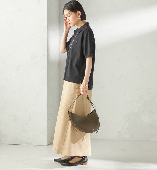 SHIPS for women「〈洗濯機可能〉ストレッチ チノ 硫化染め ステッチ スカート」|スカート|