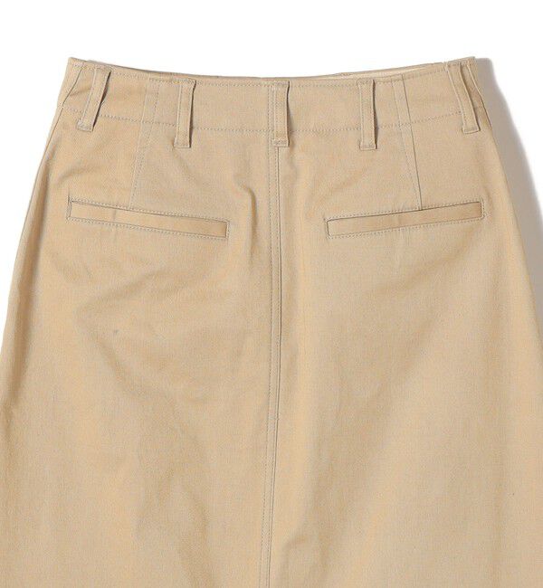 SHIPS for women「〈洗濯機可能〉ストレッチ チノ 硫化染め ステッチ スカート」|スカート|