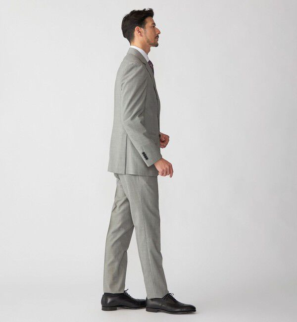 SHIPS「SHIPS:〈FUNCTION/洗濯機可能〉ウォッシャブル ハウンドトゥース スラックス(セットアップ対応)」|スラックス|