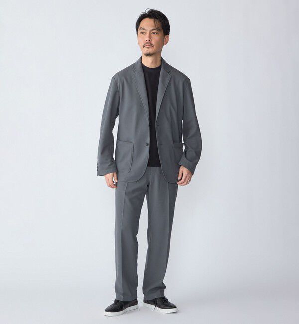 SHIPS「SHIPS:〈洗濯機可能〉FIELD SENSOR(R) ノープリーツ パンツ(セットアップ対応)」|スラックス|