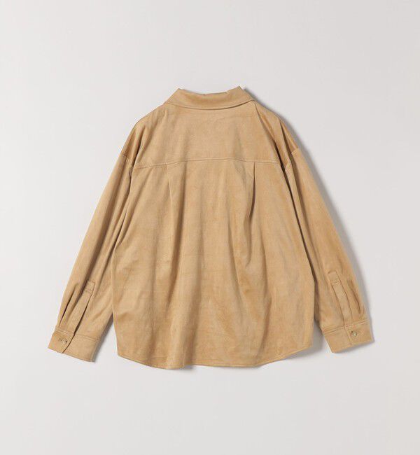 SHIPS any「SHIPS any:〈洗濯機可能〉ポリエステル スエード ポケット シャツ ジャケット」|その他|