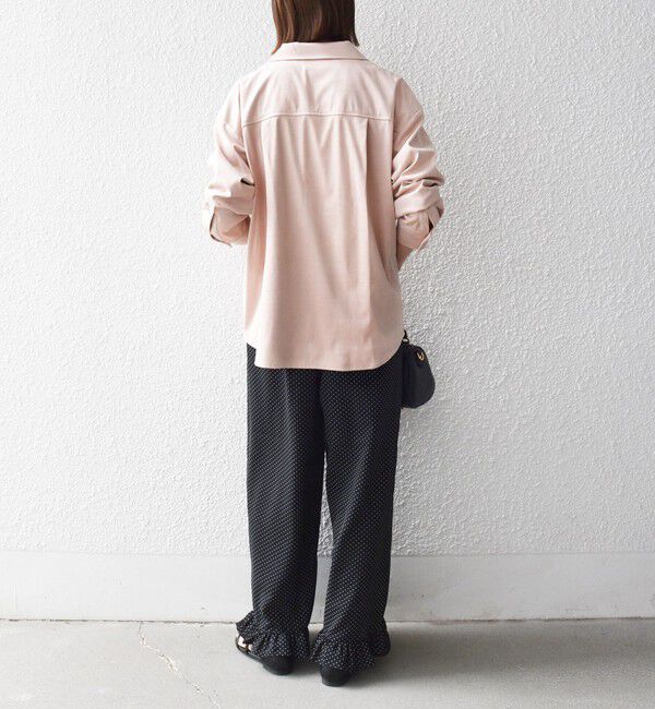 SHIPS any「SHIPS any:〈洗濯機可能〉ポリエステル スエード ポケット シャツ ジャケット」|その他|