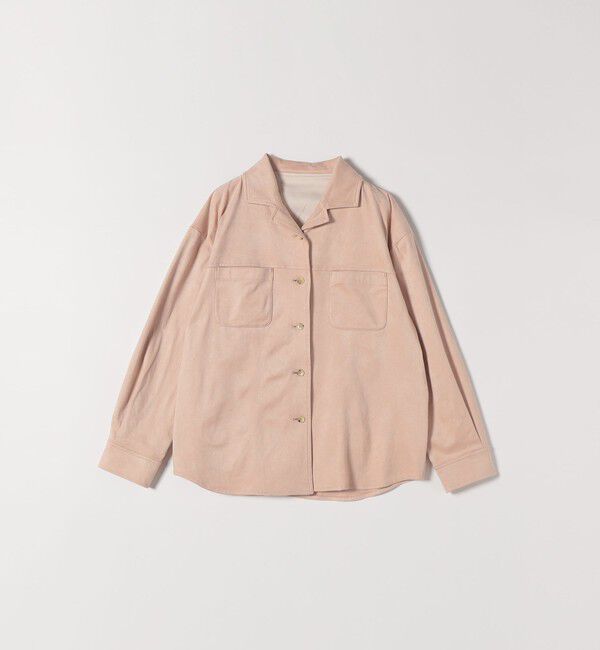 SHIPS any「SHIPS any:〈洗濯機可能〉ポリエステル スエード ポケット シャツ ジャケット」|その他|