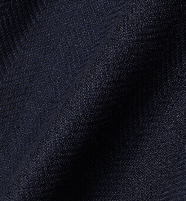 SHIPS「SHIPS: Lanificio di Pray ヘリンボーン ネイビー ジャケット」|テーラードジャケット|