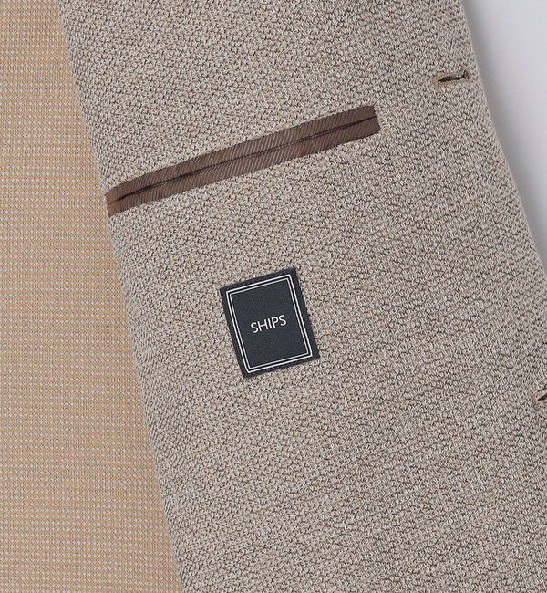 SHIPS「SHIPS:〈FUNCTION〉LANIFICIO ROMA メランジ ジャージー ジャケット」|テーラードジャケット|